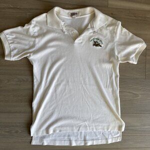 Vintage TODD Sportswear Polo Shirt Mens Med Small Tavern On The Green Deer‎ USA